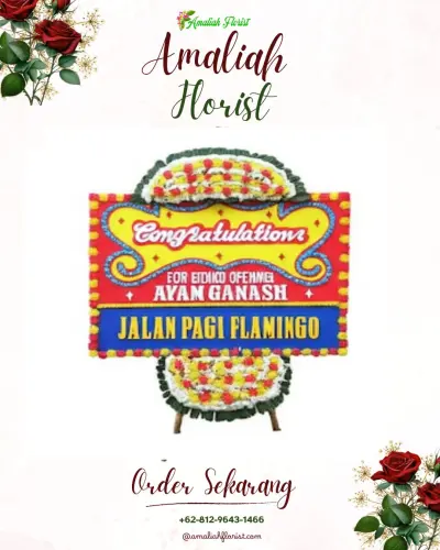 Bunga Papan Congratulation di Sei Lais